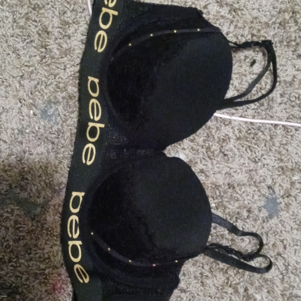 Bebe bra black